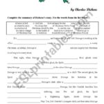 A Christmas Carol ESL Worksheet By Yppos59