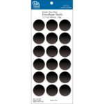 Accent Design Paper Accents Envelope Seals 1 1 8 18pc Black Foil Stickers Decorative Seal Stickers For Envelopes Ideal For Weddings Parties Invitations Walmart
