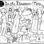 Black And White Printable Paper Dolls Marisole Monday Friends Paper Thin Personas