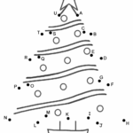 Christmas Tree Connect The Dots By Capital Letters Christmas