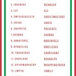 Christmas Word Scramble 14 Free PDF Printables Printablee