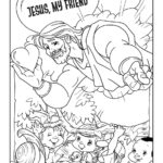Coloring Pages Jesus My Friend My Wonder Studio