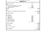 Daily Cash Sheet Template