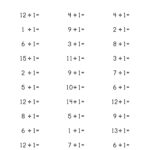 Division Worksheets For Division Facts 1 12 Paper Trail Design Worksheets Library