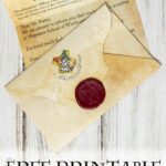 DIY Hogwarts Letter With Envelope And Hogwarts Seal More Than Thursdays