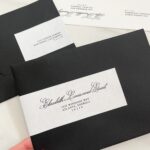 Diy Wedding Invitation Address Labels Printable Romantic Script Envelope Sticker Template Classic Wrap Around Guest Addressing Download Etsy