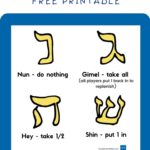 DREIDEL INSTRUCTIONS PRINTABLE