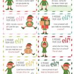 Elf On The Shelf Notes And Jokes FREE Printable Set Of 24 Cards Favorite Printables