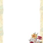 Floral Stationery Theme FREE Page 1
