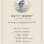 Free And Customizable Obituary Templates Canva