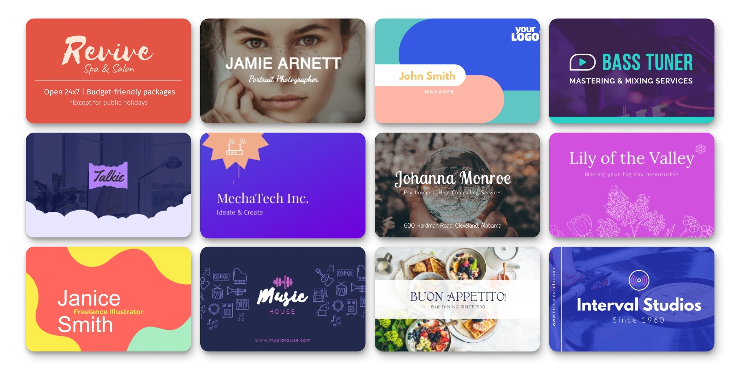 Make Your Own Business Cards Free Printable
