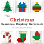 Free Christmas Coordinate Graphing Worksheets The Activity Mom