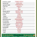 Free Christmas Word Scramble Printable With Answer Key Included
