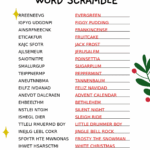 Free Christmas Word Scramble Printables For 2025 Crazy Laura