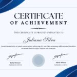 Free Custom Printable Certificate Of Completion Templates Canva