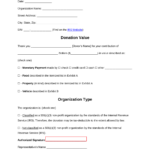 Free Donation Receipt Templates Samples PDF Word EForms