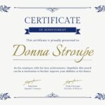 Free Printable Customizable Course Certificate Templates Canva