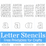 Free Printable Letter Stencils For Crafts
