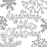 Free Printable White Christmas Adult Coloring Pages Our Handcrafted Life
