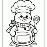 Free Snowman Coloring Pages ABCmouse