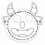 Go Away Worksheet Make A Mask Super Simple