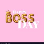 Happy Boss Day Royalty Free Vector Image VectorStock