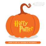 Harry Potter Logo Pumpkin Carving Stencil