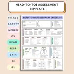 Head To Toe Assessment Template For Nursing Student Head To Toe Template For Nursing Student Head To Toe Assessment Checklist For Nurse Etsy