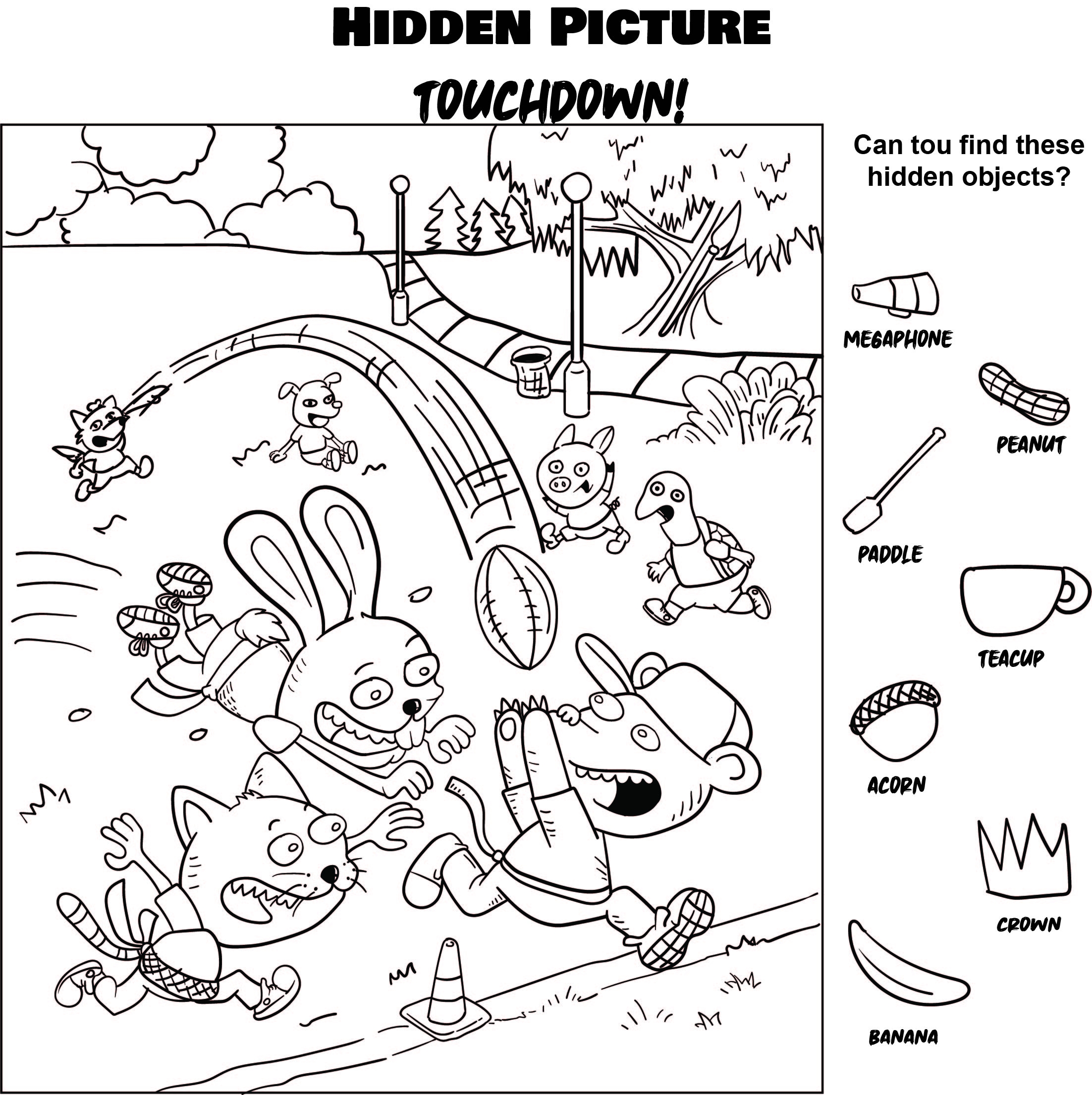Highlights Hidden Pictures Printable Worksheets