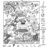Highlights Hidden Pictures Printable 123 Worksheets