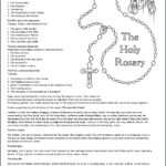 How To Pray The Rosary Coloring Page For Kids TheCatholicKid