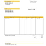 Lawn Care Invoice Template Excel Google Sheets