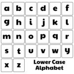 Lowercase Alphabet Printable Printable Party Favors