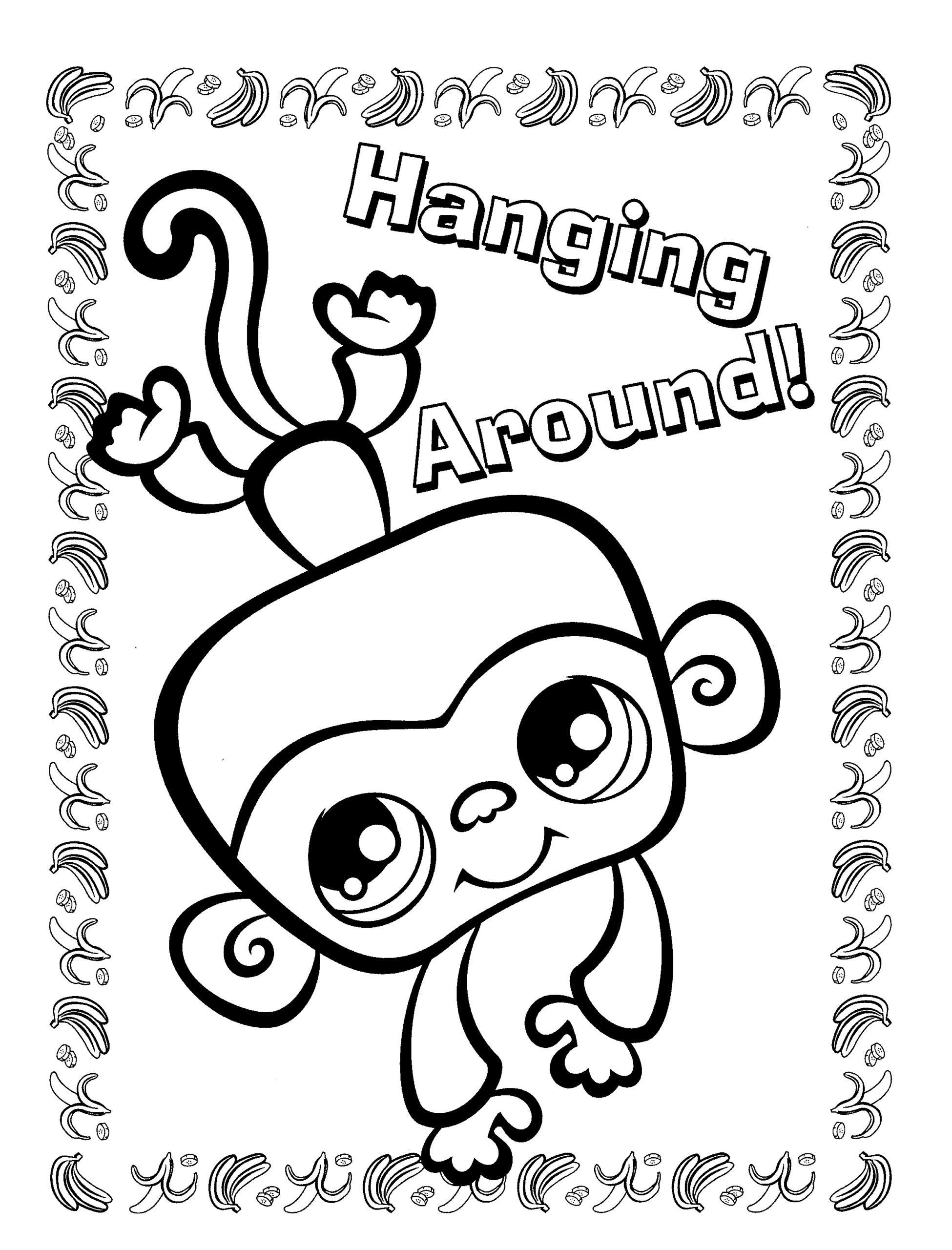 Littlest Pet Shop Coloring Pages Printable Free