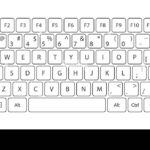 Modern Flat Web Template With Keyboard Template On Gray Background Vector Illustration Stock Vector Image Art Alamy