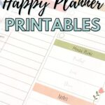 My Top 10 Free Happy Planner Printables