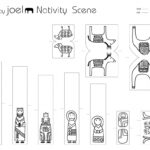 Paper City Nativity Scene Made By Joel