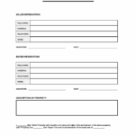 Printable Bill Of Sale World Of Printables