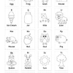 Printable Coloring Alphabet Flash Cards