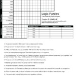 Printable Logic Puzzle Grid Blank Printable Crossword Puzzles