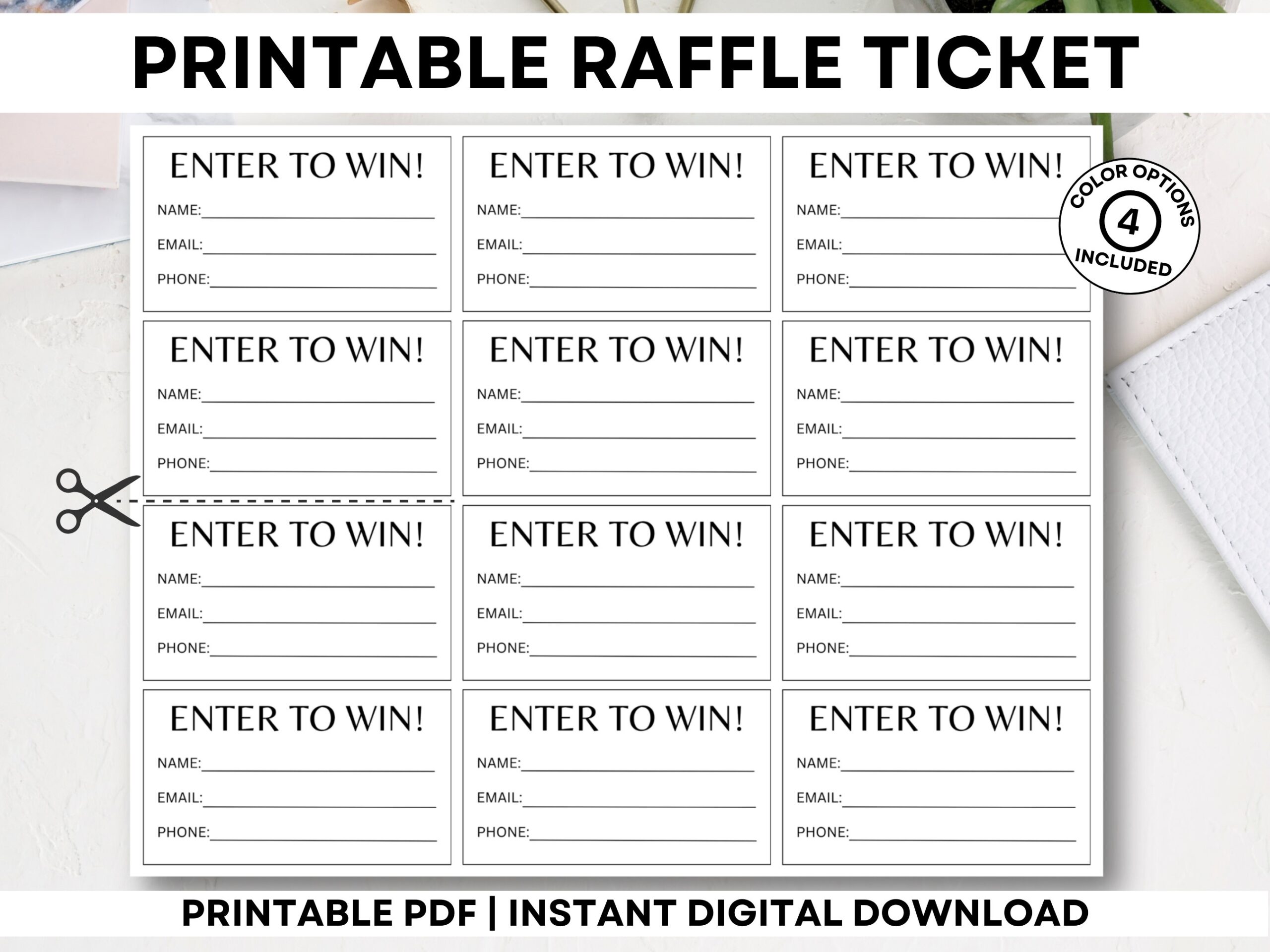 Printable Raffle Tickets Enter To Win Tickets Printable Enter To Win Raffle Ticket Template Minimalist Raffle Ticket simple Raffle Ticket Etsy Canada