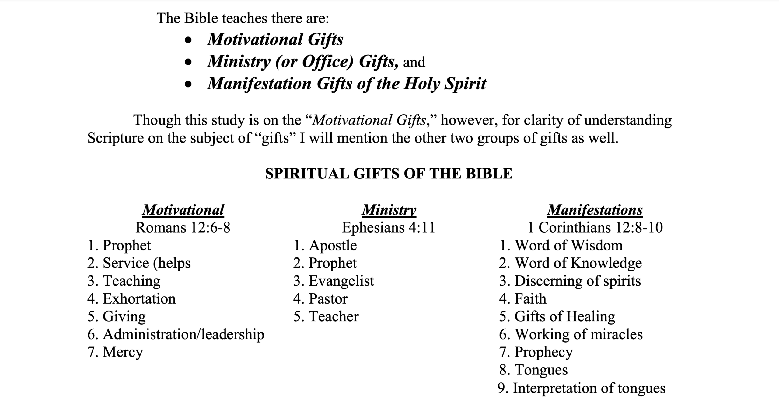 Spiritual Gifts Living Water Living Water Experience God Build Community And Fulfill Your Purpose Tillamook Oregon