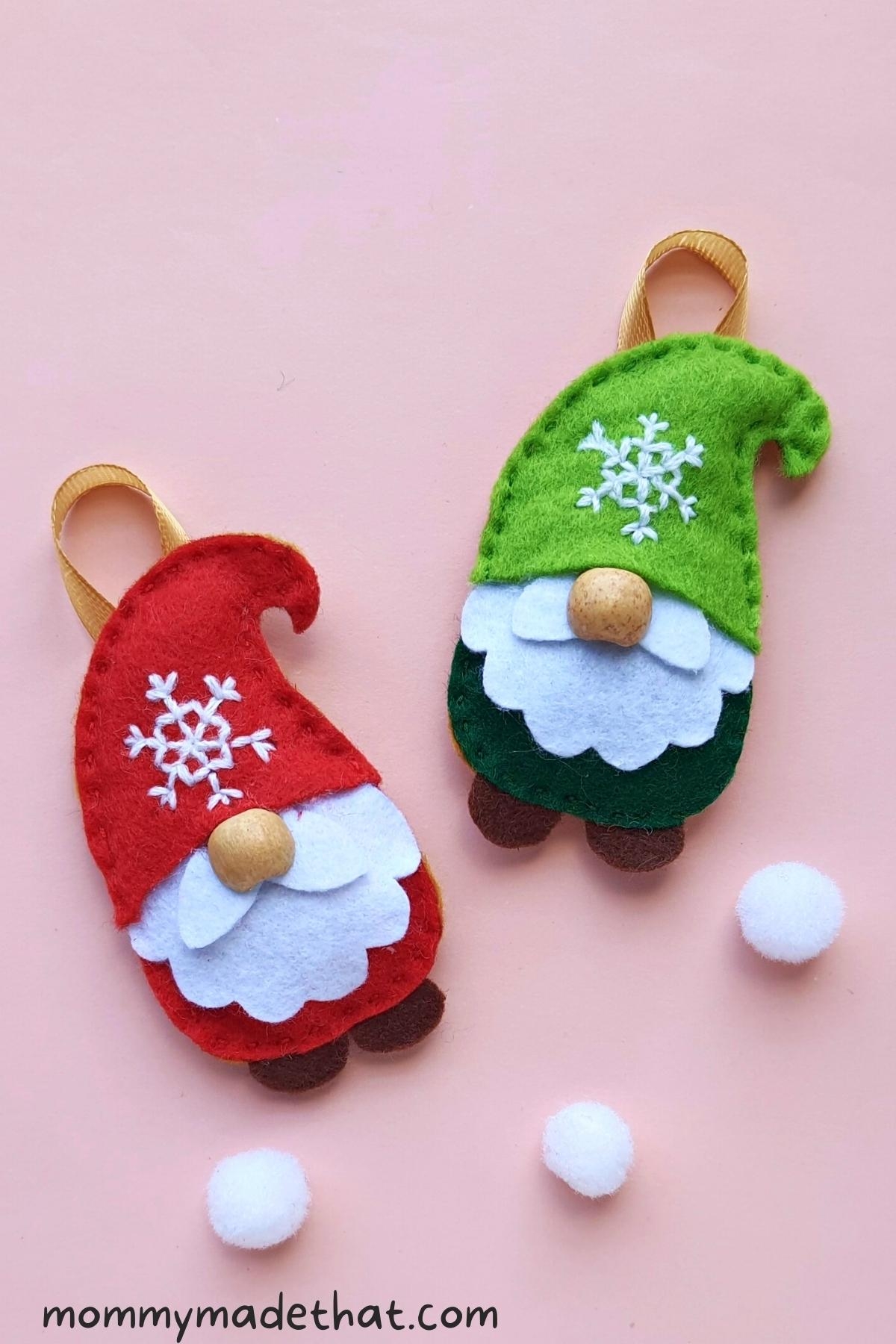 The Cutest DIY Felt Ornaments With Free Patterns