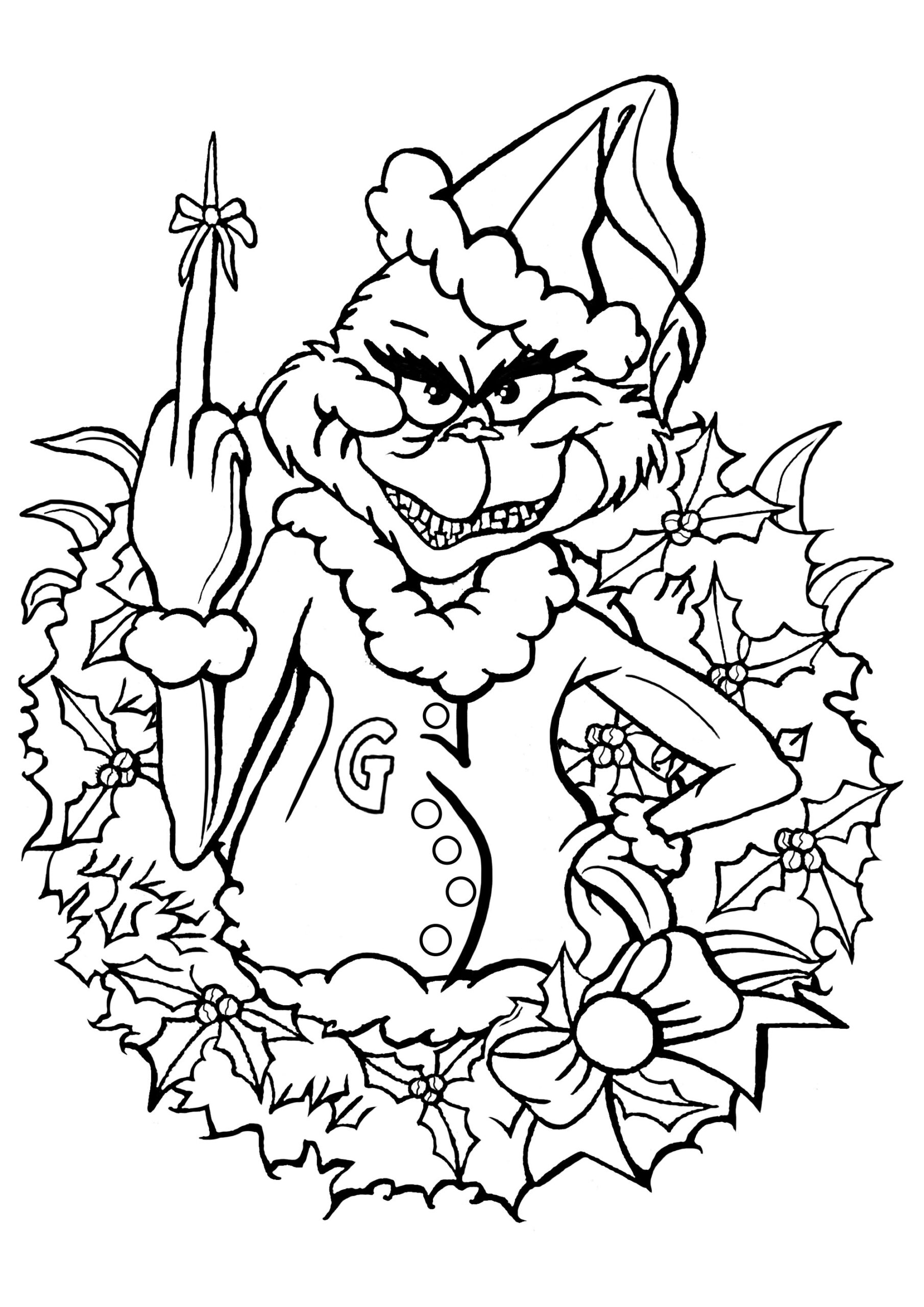 Free Printable Christmas Coloring Pages For Adults