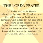 The Lord Prayer 12 Free PDF Printables Printablee