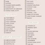 The Ultimate Hospital Bag Checklist Printable PDF