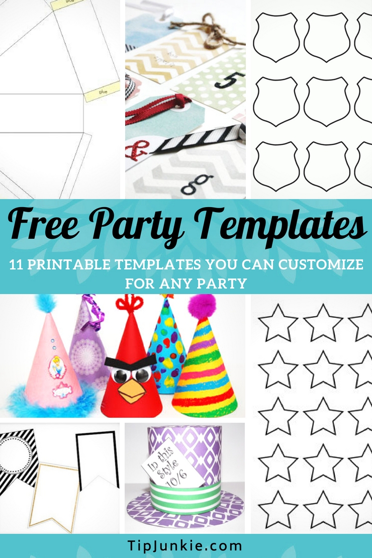 Free Party Printables Template