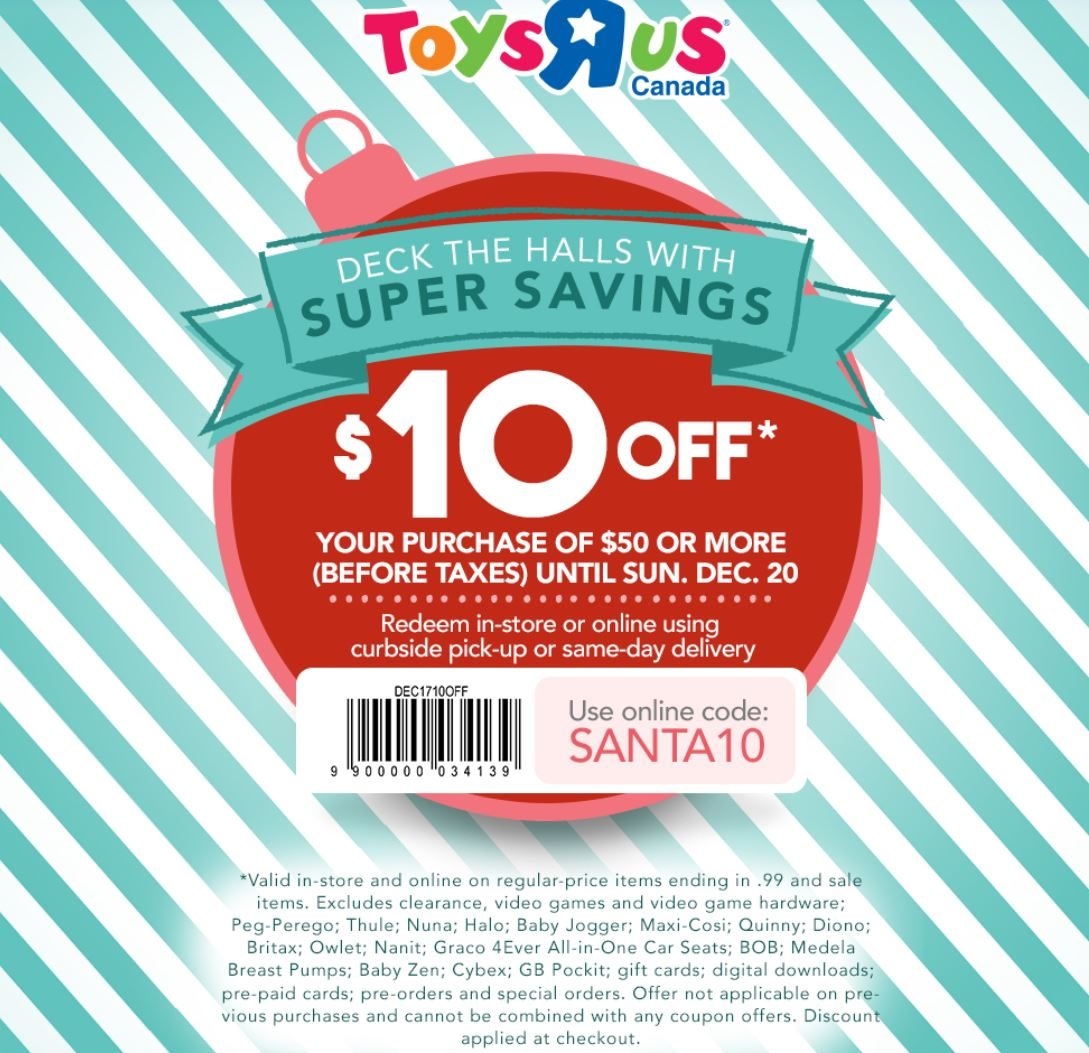 Toys R Us Coupons Canada 2021