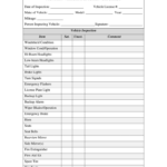 Vehicle Inspection Checklist Pdf Fill Online Printable Fillable Blank PdfFiller