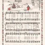 Vintage Printable Christmas Carol Sheet Music PDF Traditional Advent Hymn Song Antique Wrapping Paper Xmas Image Junk Journal Ephermera Etsy